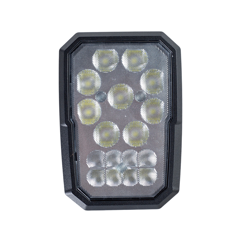 002 Lampu Depan Gabungan Berbilang Fungsi LED 9+8 Tugas Berat untuk Kenderaan Industri