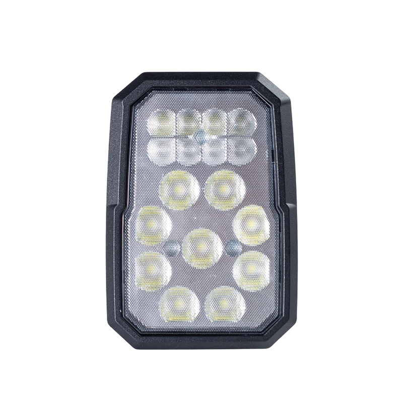 002 Lampu Depan Gabungan Berbilang Fungsi LED 9+8 Tugas Berat untuk Kenderaan Industri