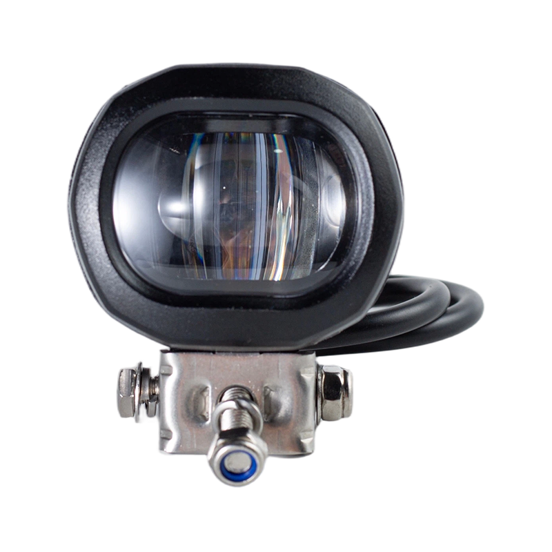 IP67 6W DC9-80V Lampu Amaran Keselamatan Forklift Rasuk Linear Merah/Biru