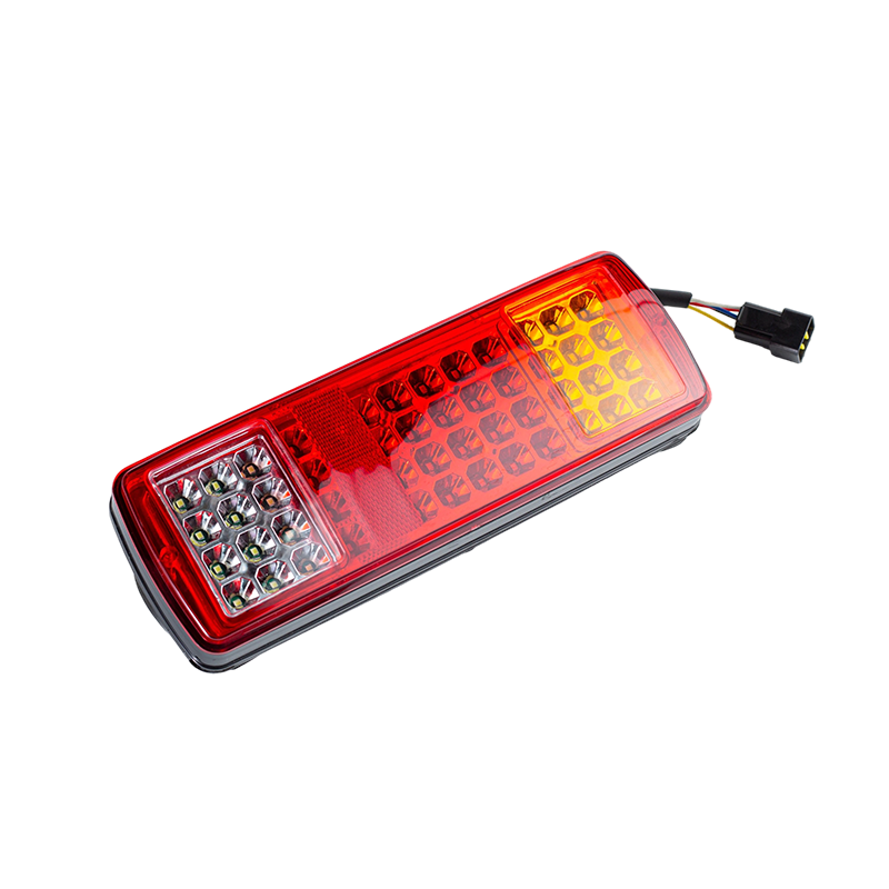 FLDJ-SSWD-002 IP55 6W DC12-24V 3-Warna Bersepadu Lampu Ekor Belakang LED (Isyarat Pusing + Lampu Kedudukan + Lampu Undur)