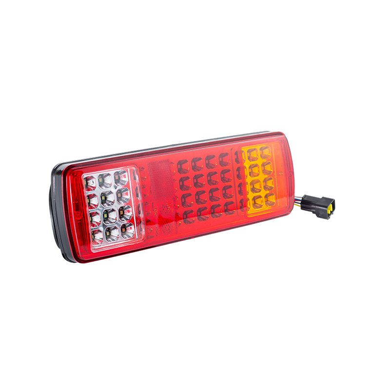 FLDJ-SSWD-002 IP55 6W DC12-24V 3-Warna Bersepadu Lampu Ekor Belakang LED (Isyarat Pusing + Lampu Kedudukan + Lampu Undur)