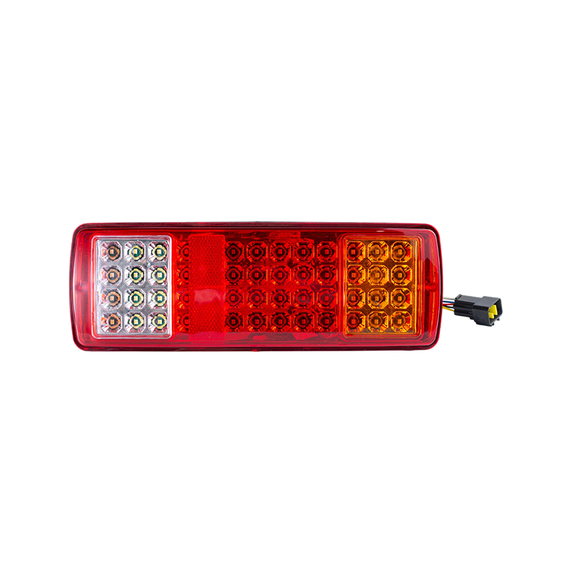 FLDJ-SSWD-002 IP55 6W DC12-24V 3-Warna Bersepadu Lampu Ekor Belakang LED (Isyarat Pusing + Lampu Kedudukan + Lampu Undur)