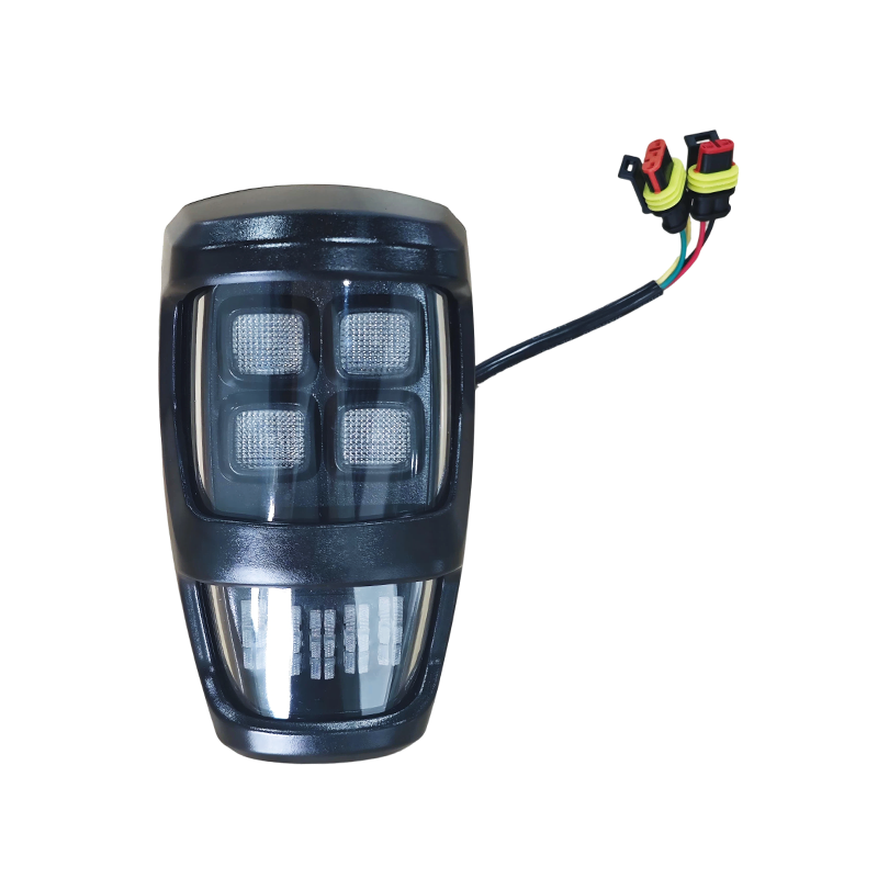 IP67 Kalis Air DC12V atau DC24V 3-dalam-1 Lampu Depan LED untuk Forklift & Kenderaan Binaan