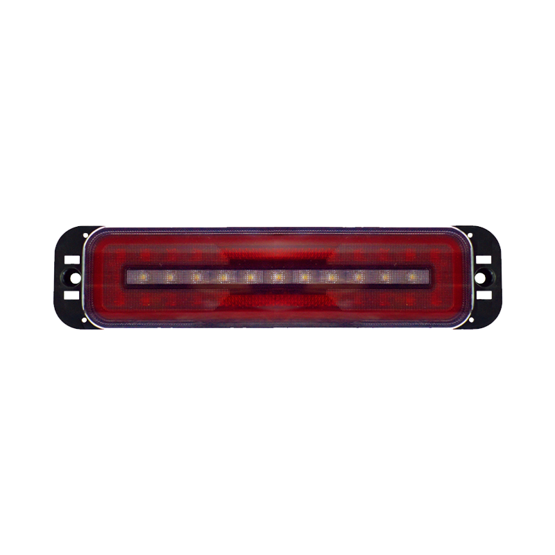 001 Lampu Ekor Gabungan LED Berjujukan Dinamik 3 warna untuk Kenderaan Industri